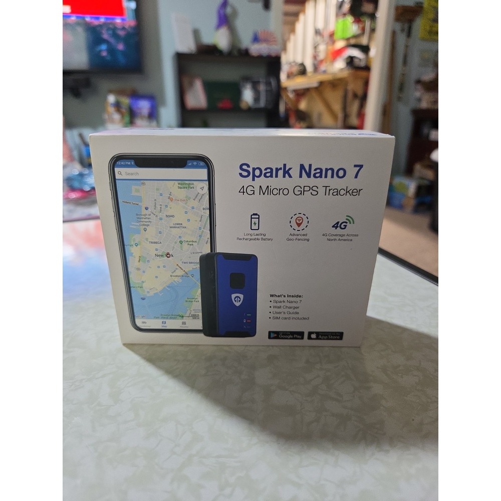 New Open Box Brick House Security Spark Nano 7 Micro GPS Tracker M-SN